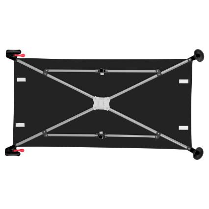 Lionelo - Travel Cot 3-in-1 ELLEN Black Carbon