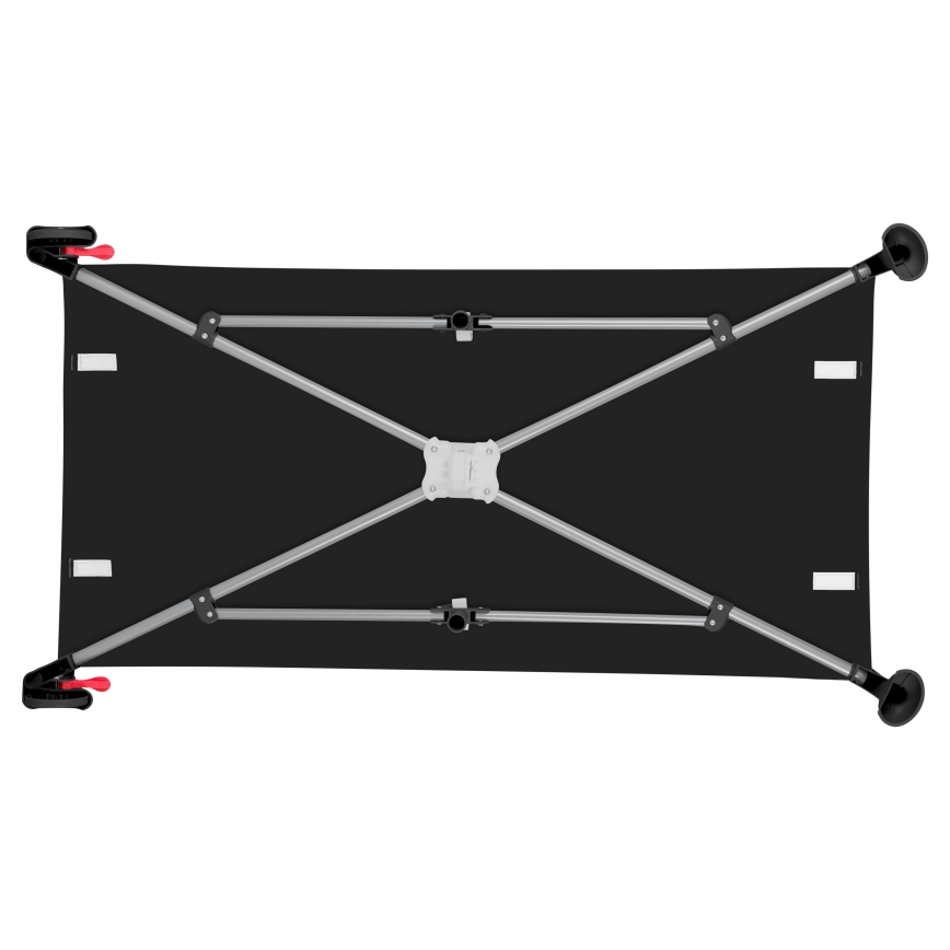 Lionelo - Travel Cot 3-in-1 ELLEN Black Carbon
