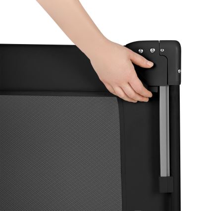 Lionelo - Travel Cot 3-in-1 ELLEN Black Carbon