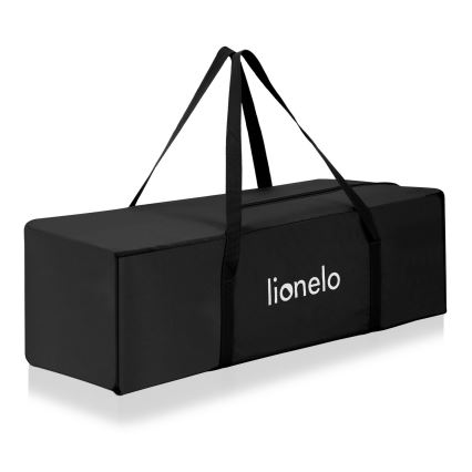 Lionelo - Travel Cot 3-in-1 ELLEN Black Carbon