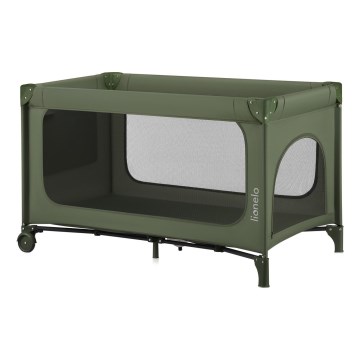 Lionelo - Travel Cot JASMIN EASY FOLD Green Olive