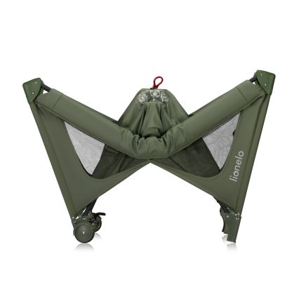 Lionelo - Travel Cot JASMIN EASY FOLD Green Olive