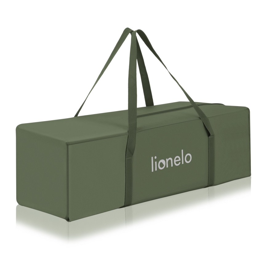 Lionelo - Travel Cot JASMIN EASY FOLD Green Olive