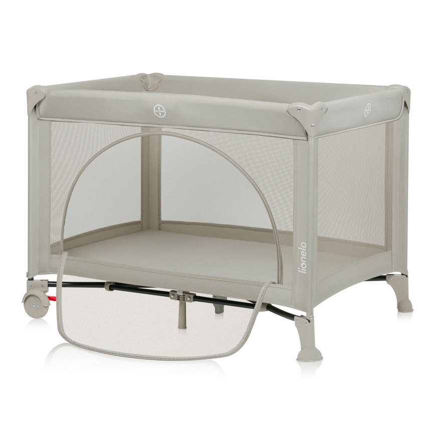 Lionelo - Travel Cot LAURA Beige Sand