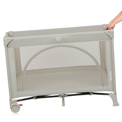 Lionelo - Travel Cot LAURA Beige Sand