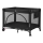 Lionelo - Travel Cot LAURA Black Carbon