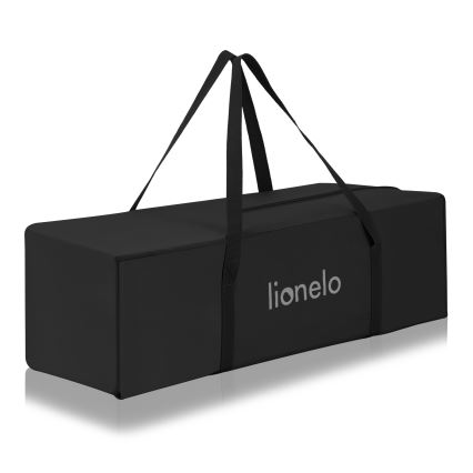 Lionelo - Travel Cot LAURA Black Carbon