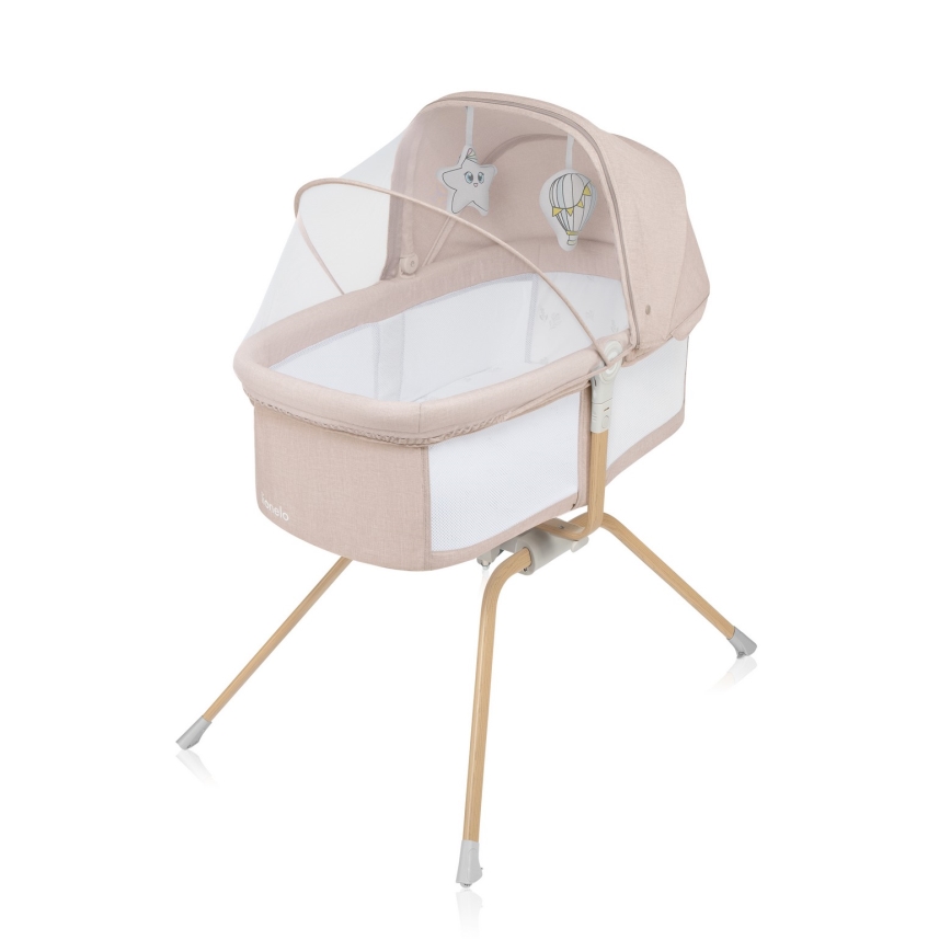 Lionelo - Travel Cot MALIN EVO Beige Natural