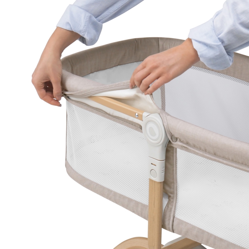 Lionelo - Travel Cot MALIN EVO Beige Natural
