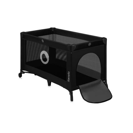Lionelo - Travel Cot STEFI Black Carbon