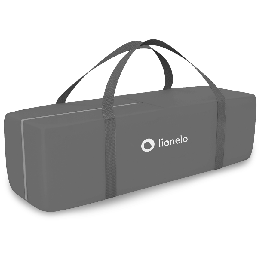 Lionelo - Travel Cot STEFI PLUS Grey White
