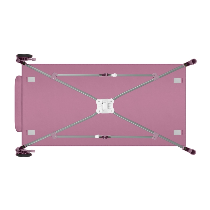 Lionelo - Travel Cot STEFI PLUS Pink Magnolia