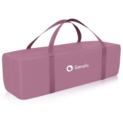 Lionelo - Travel Cot STEFI PLUS Pink Magnolia