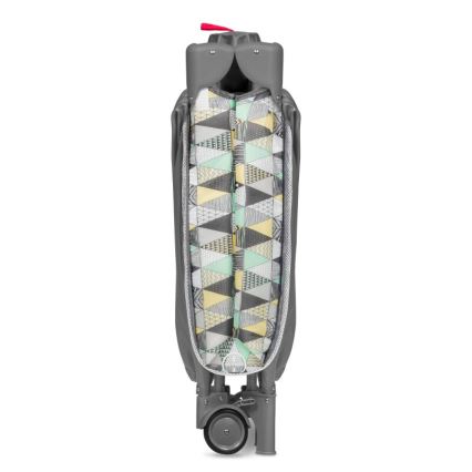 Lionelo - Travel Cot SVEN PLUS, Gray/Yellow