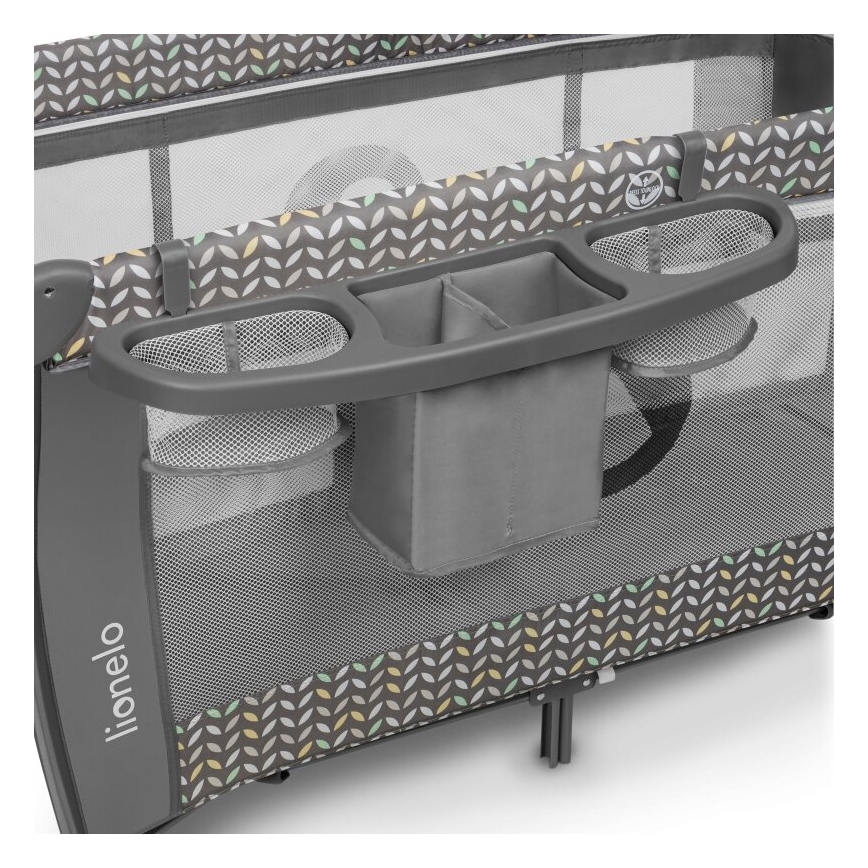 Lionelo - Travel Cot SVEN PLUS grey