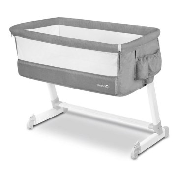Lionelo - Travel Cot THEO Concrete
