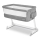 Lionelo - Travel Cot THEO Concrete