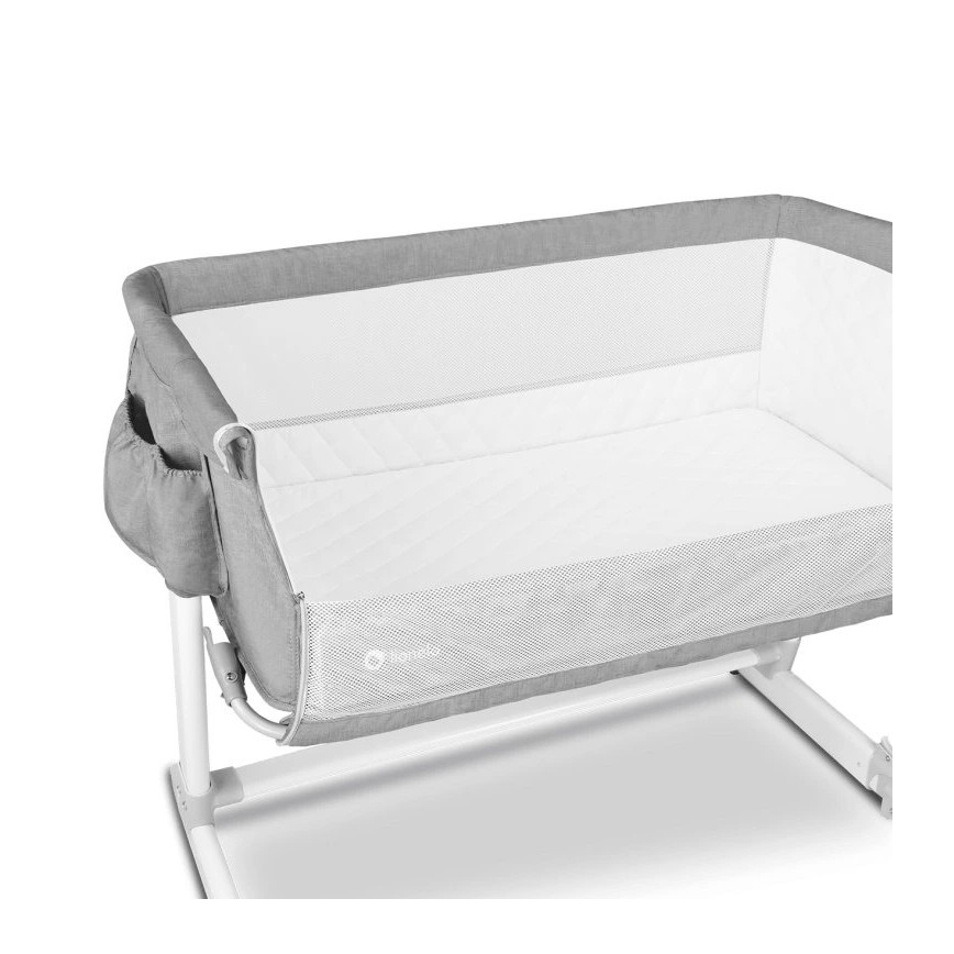 Lionelo - Travel Cot THEO Concrete