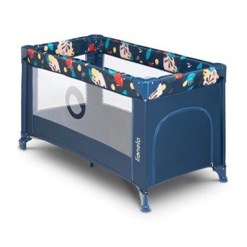 Lionelo - Travel crib STEFI dark blue