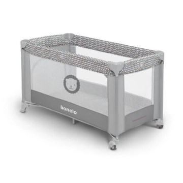 Lionelo - Travel crib STEFI grey