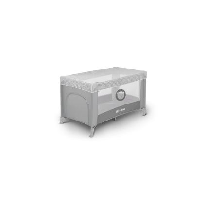 Lionelo - Travel crib STEFI grey