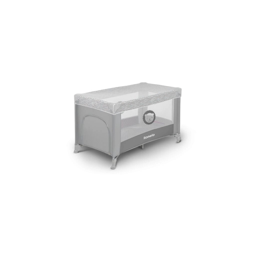 Lionelo - Travel crib STEFI grey