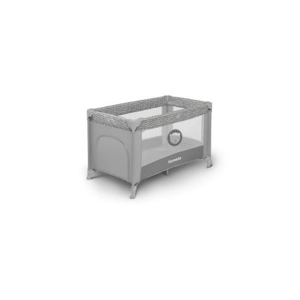 Lionelo - Travel crib STEFI grey