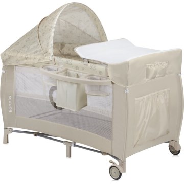 Lionelo - Travel crib SVEN PLUS beige