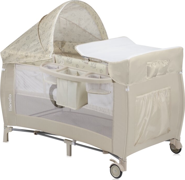 Lionelo - Travel crib SVEN PLUS beige