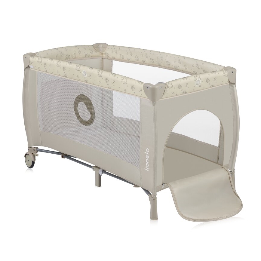 Lionelo - Travel crib SVEN PLUS beige