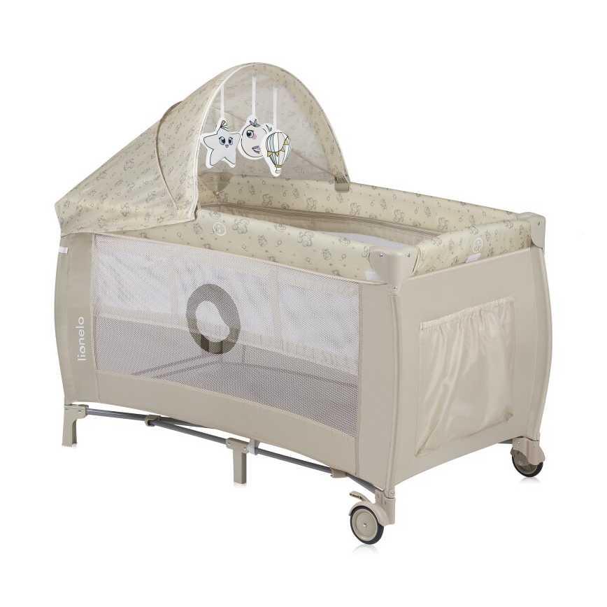 Lionelo - Travel crib SVEN PLUS beige