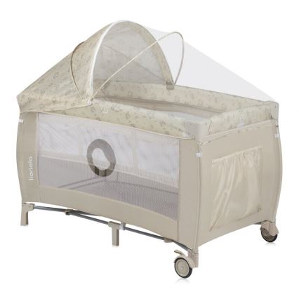 Lionelo - Travel crib SVEN PLUS beige