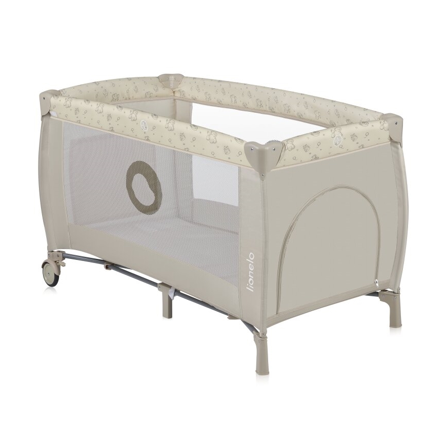 Lionelo - Travel crib SVEN PLUS beige