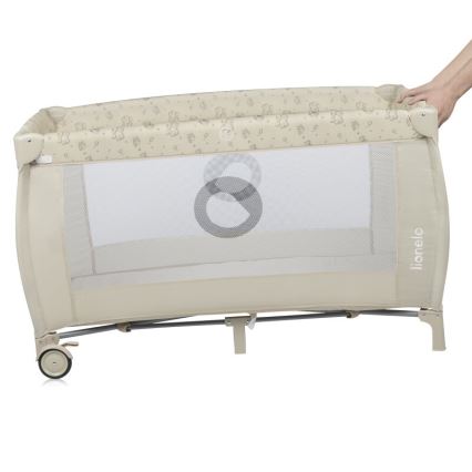 Lionelo - Travel crib SVEN PLUS beige