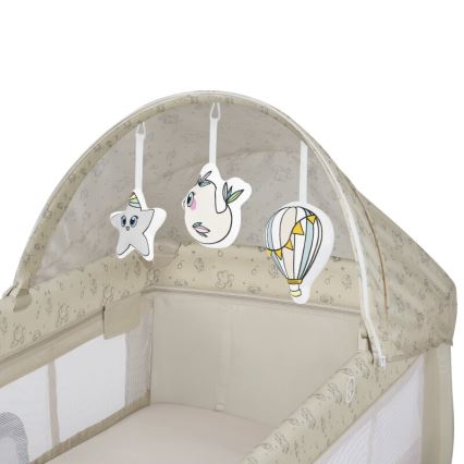Lionelo - Travel crib SVEN PLUS beige