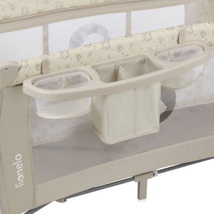 Lionelo - Travel crib SVEN PLUS beige