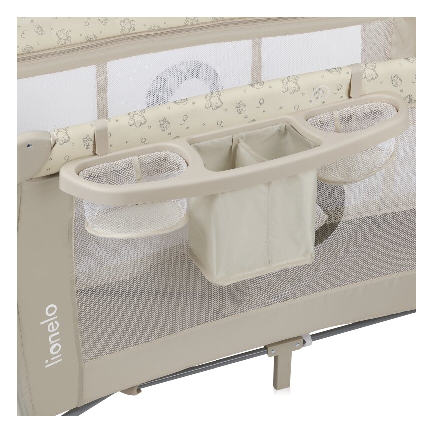 Lionelo - Travel crib SVEN PLUS beige