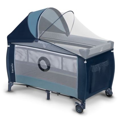 Lionelo - Travel crib SVEN PLUS blue