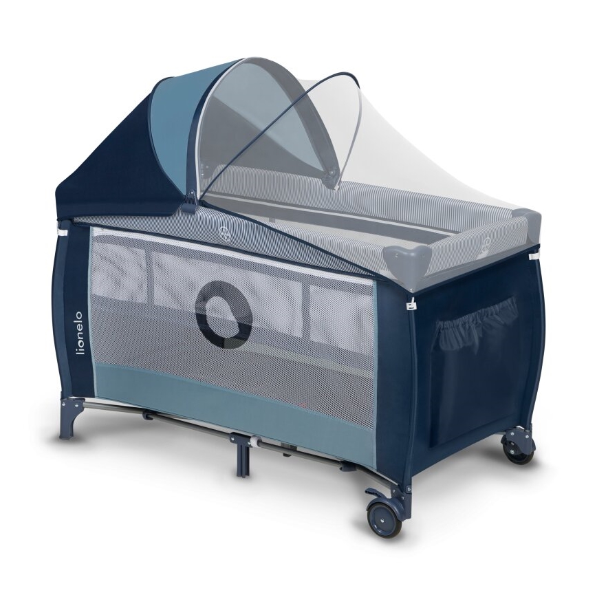 Lionelo - Travel crib SVEN PLUS blue