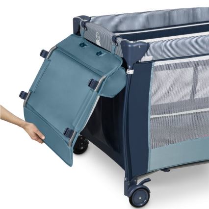 Lionelo - Travel crib SVEN PLUS blue