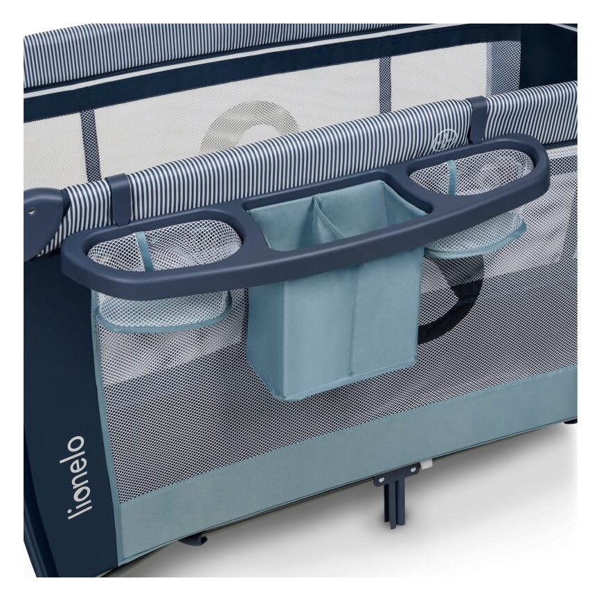 Lionelo - Travel crib SVEN PLUS blue