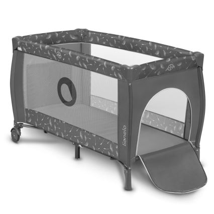 Lionelo - Travel crib SVEN PLUS grey