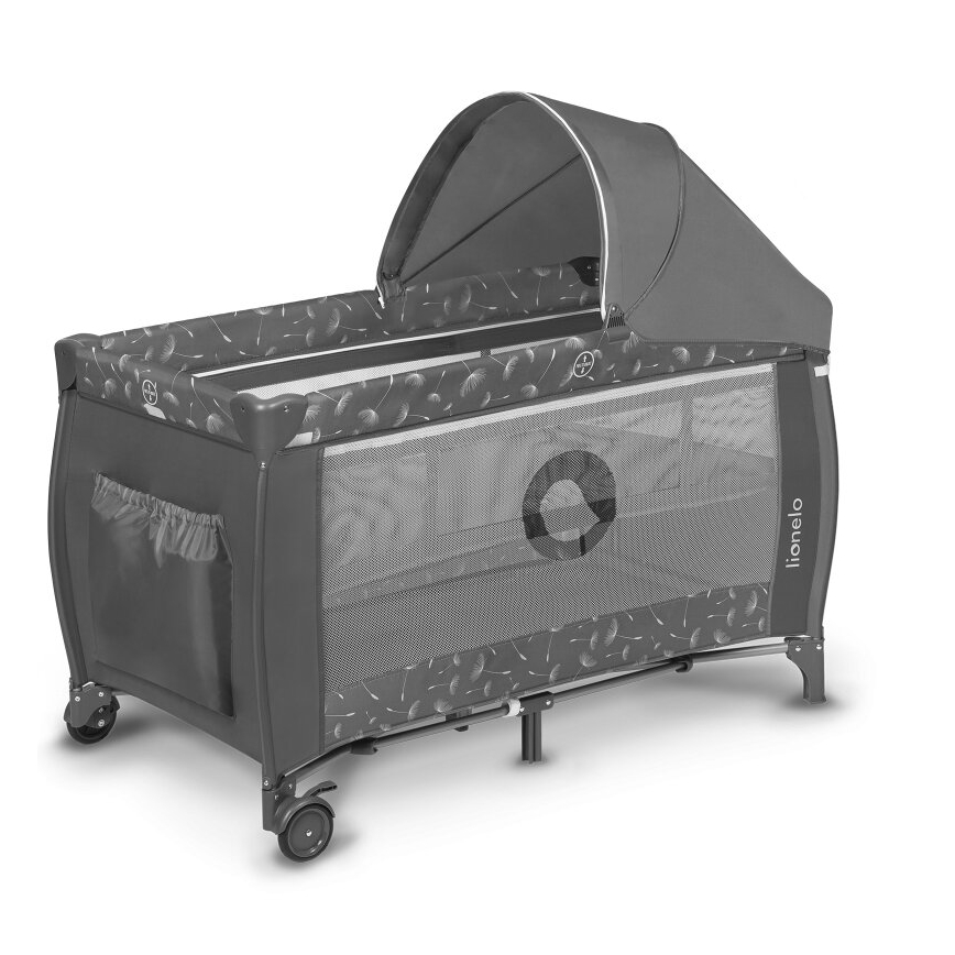 Lionelo - Travel crib SVEN PLUS grey