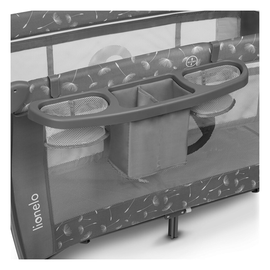 Lionelo - Travel crib SVEN PLUS grey