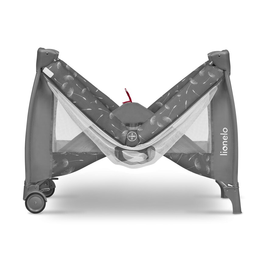 Lionelo - Travel crib SVEN PLUS grey