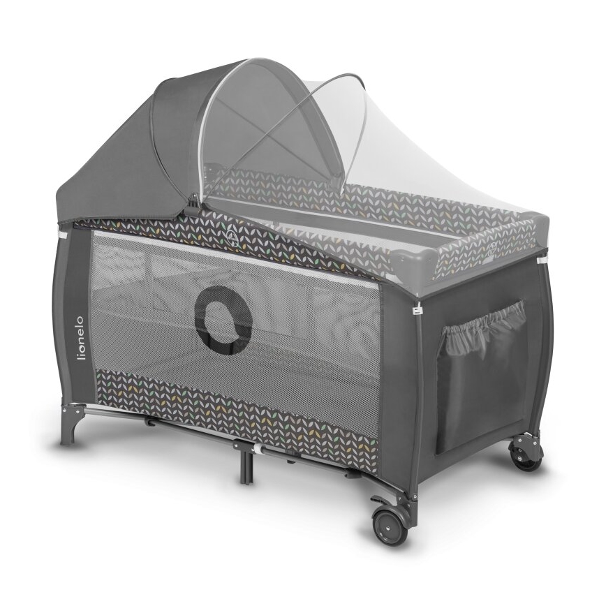 Lionelo - Travel crib SVEN PLUS grey