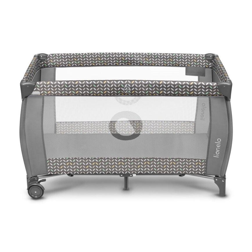 Lionelo - Travel crib SVEN PLUS grey