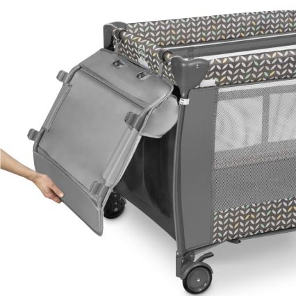 Lionelo - Travel crib SVEN PLUS grey