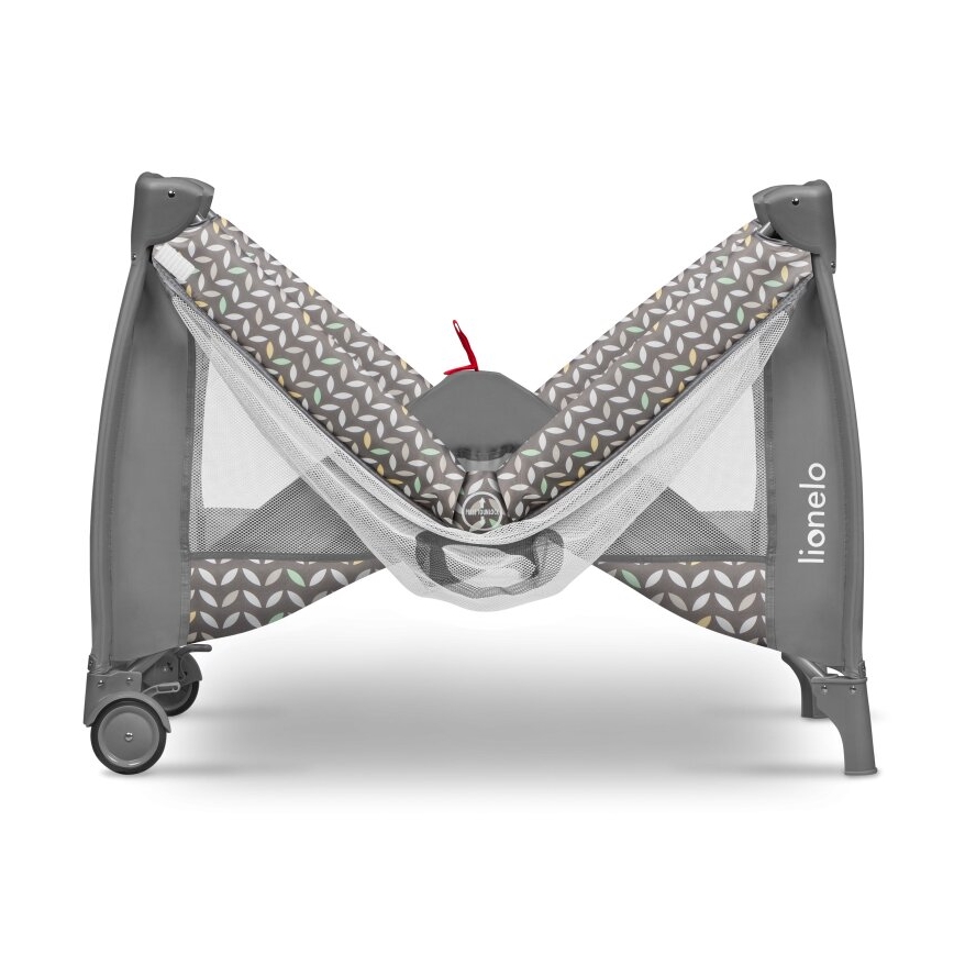 Lionelo - Travel crib SVEN PLUS grey