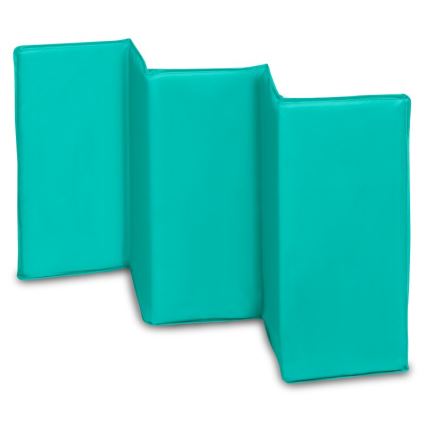 Lionelo - Travel crib SVEN PLUS grey/turquoise